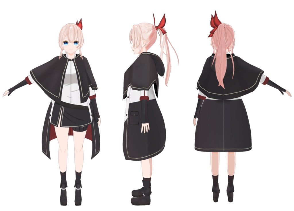 【VRC想定オリジナル3Dモデル】ドリッテ