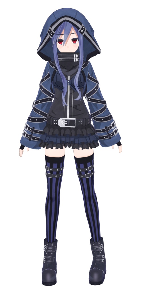 【無料】【VRC想定3Dモデル】エフォール【フェアリーフェンサーエフ】