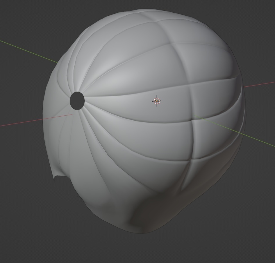 【無料】【blender用】ツインテール用編み込み済みオブジェクト