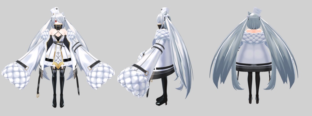 【無料】【VRC想定3Dモデル】キエフ【アズールレーン】