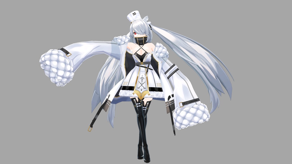 【無料】【VRC想定3Dモデル】キエフ【アズールレーン】