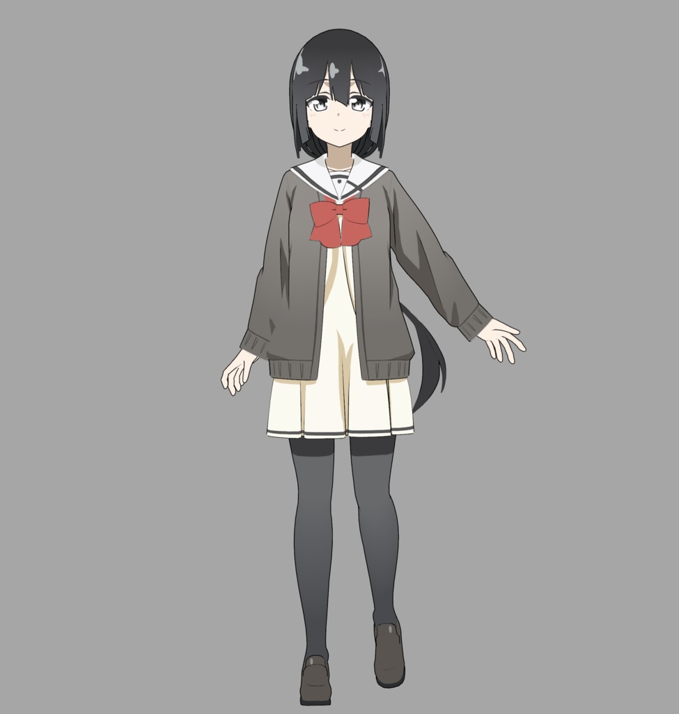 【無料】【VRC想定3Dモデル】東郷美森【結城友奈は勇者である】