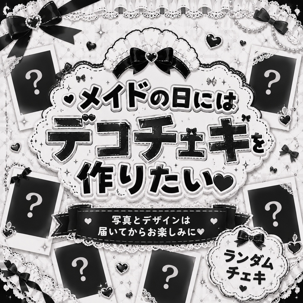 メイドの日はデコチェキがつくりたい