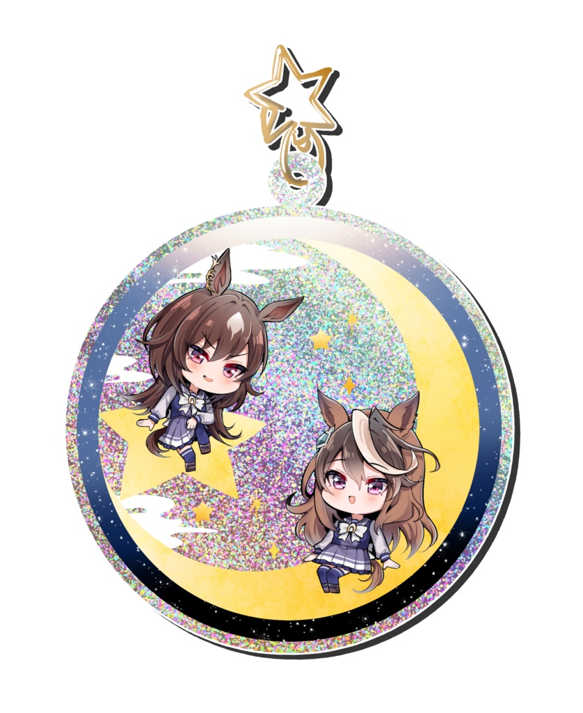 ルドシリホログラムアクリルキーホルダー
