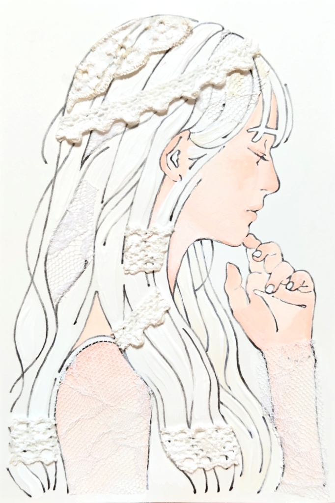 【ハガキサイズドローイング】レースの考え事