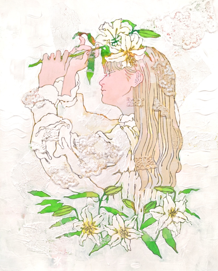【原画】愛しの白百合