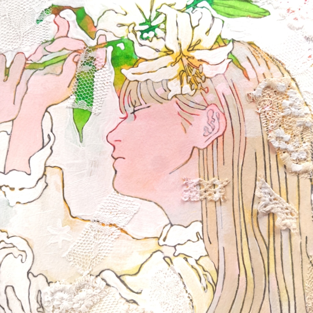 【原画】愛しの白百合