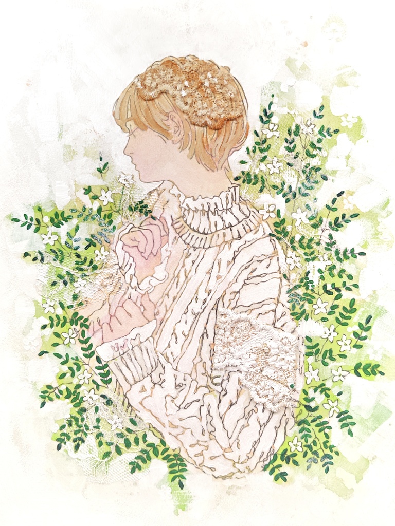 【原画】ジャスミンの香りはニット