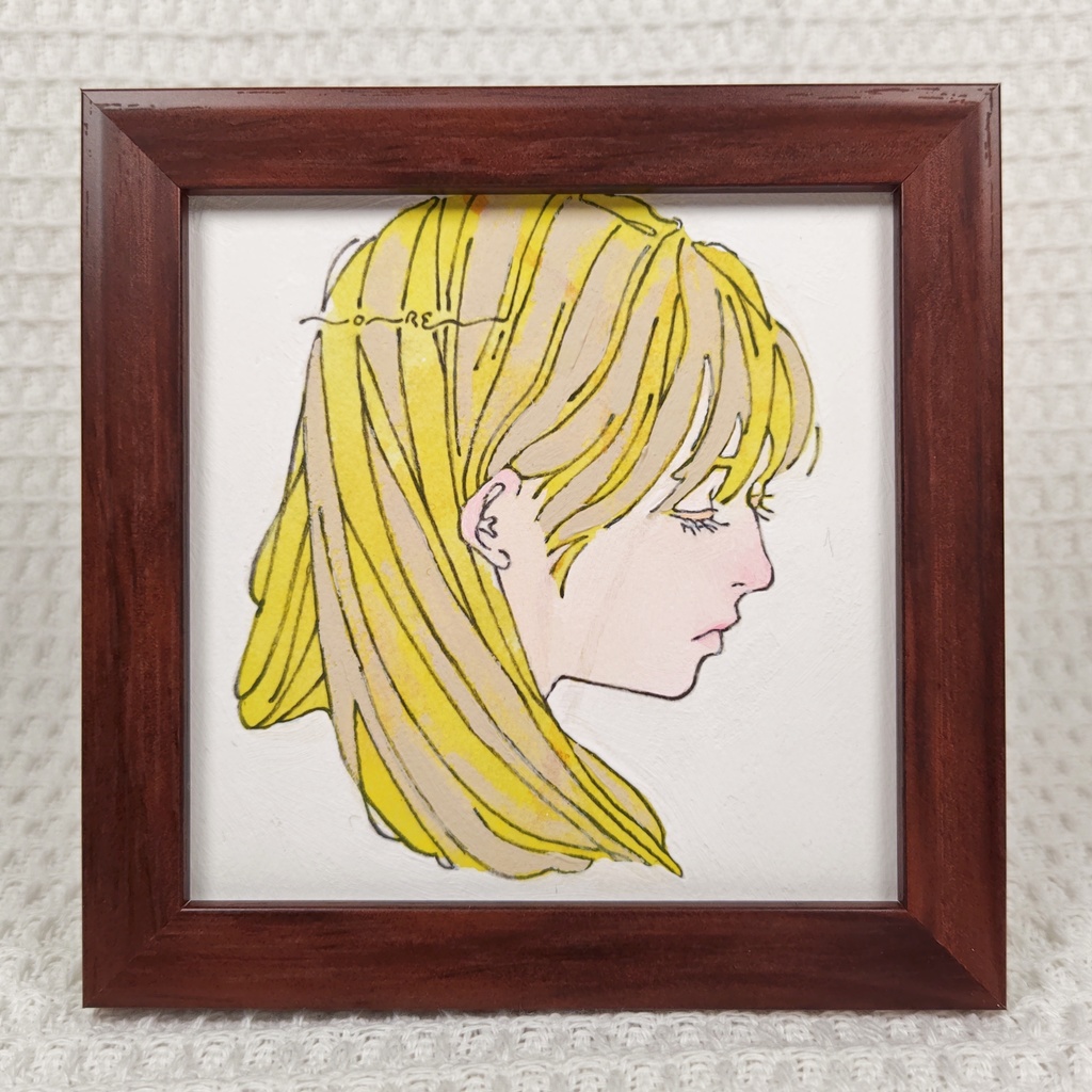 【ミニ原画】金髪さん