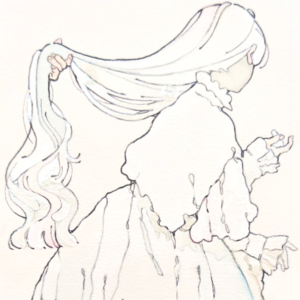 【原画】綺麗な髪