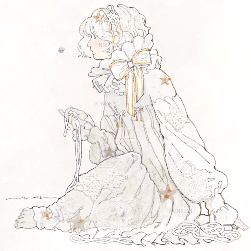 【原画】ちいさなくらげ