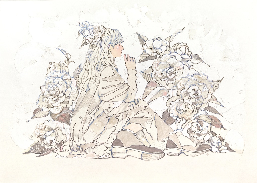 【原画】白乙女