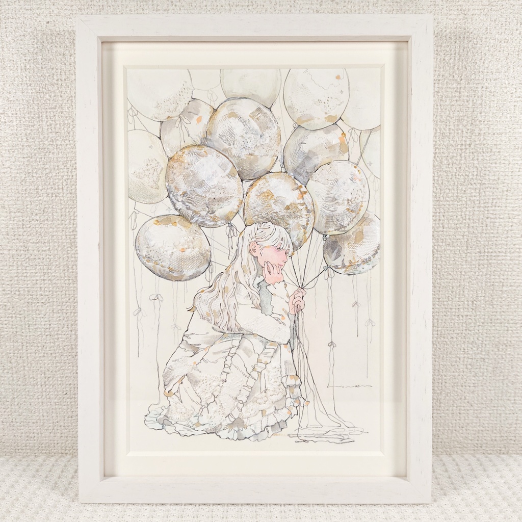 【原画】ふわふわ考えごと