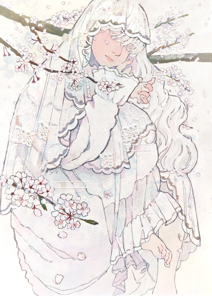 【原画】桜の女神さま