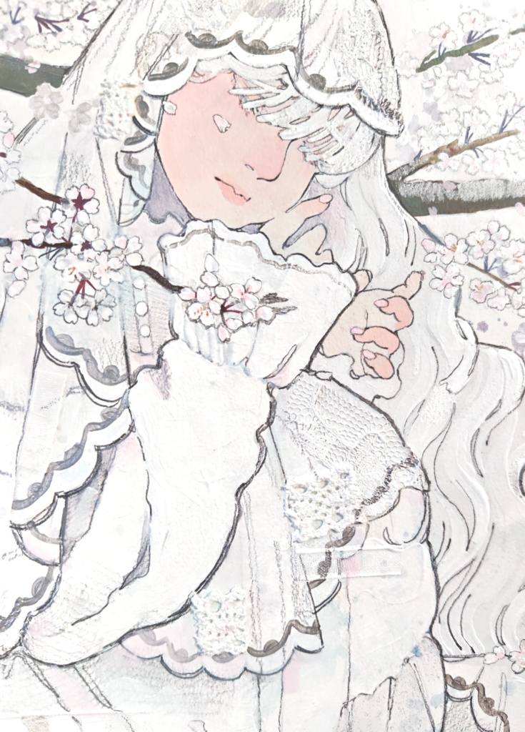 【原画】桜の女神さま