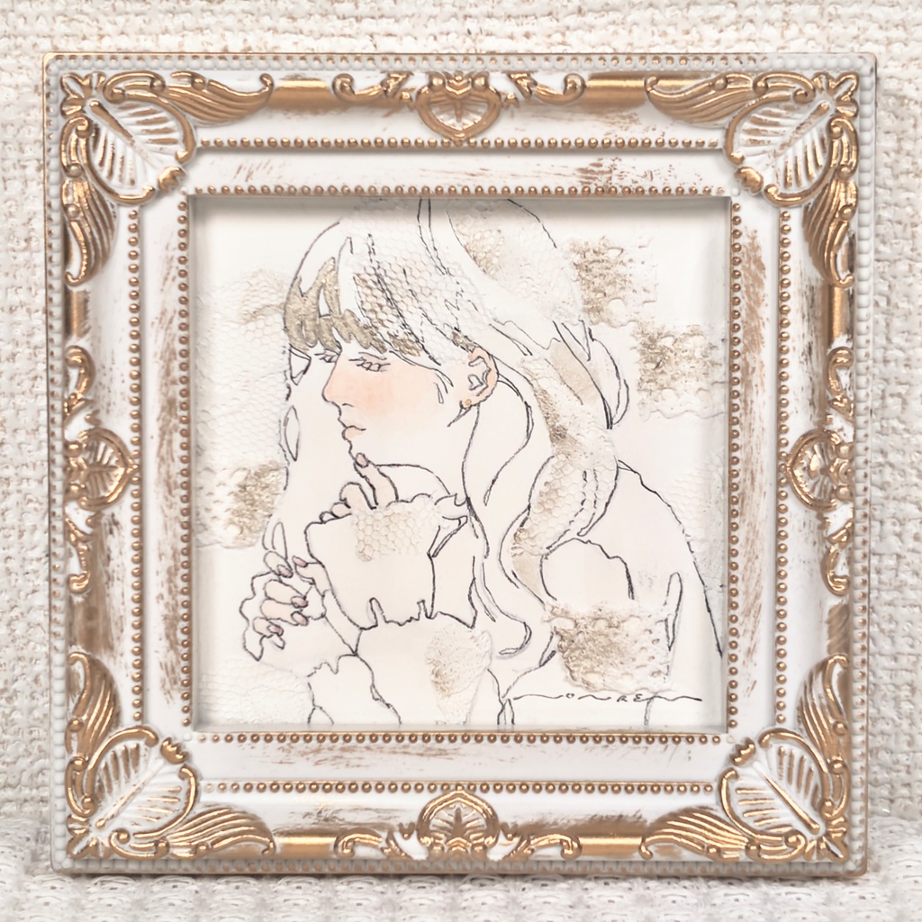 【ミニ原画】ゴールドスクエア