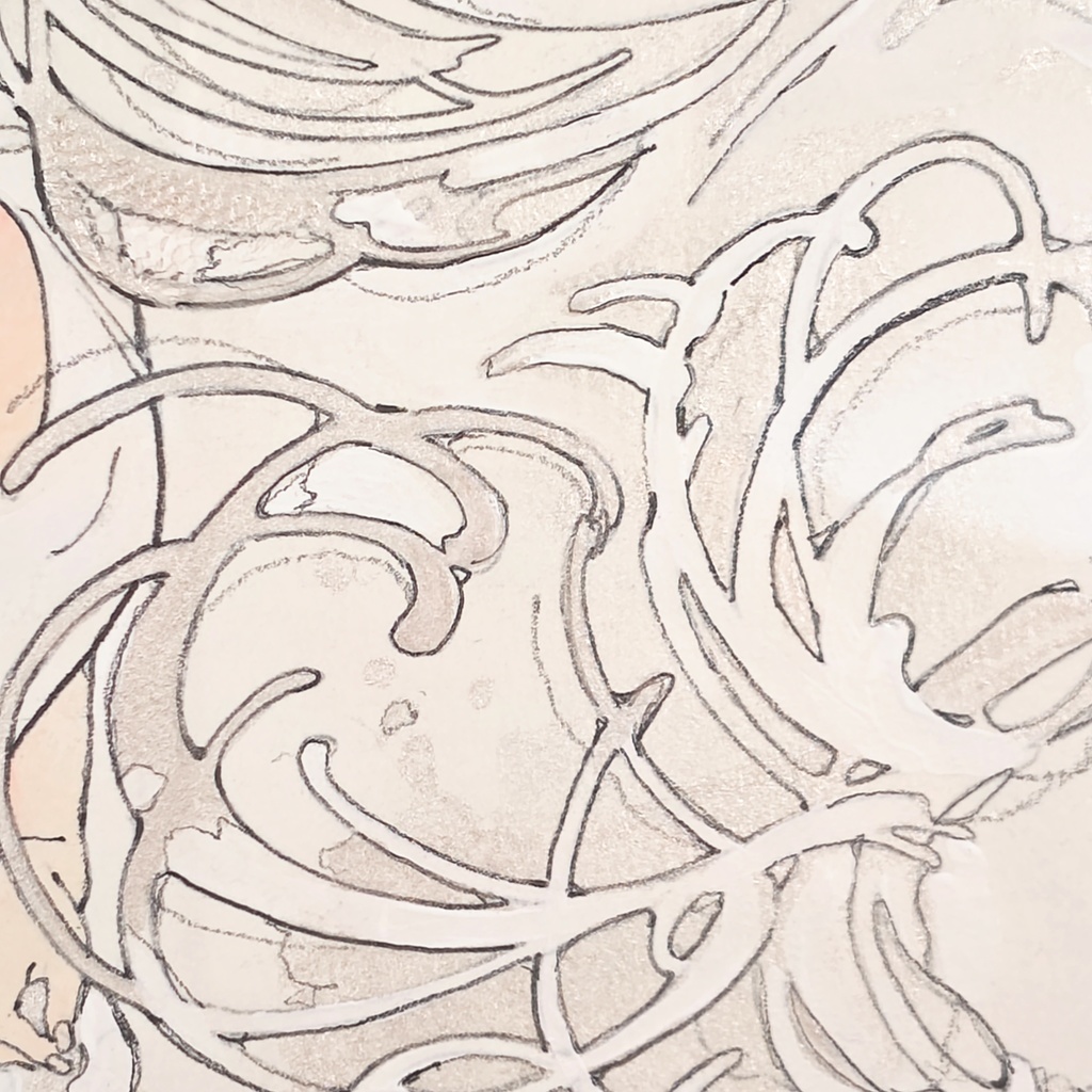 【原画】白の曲線美