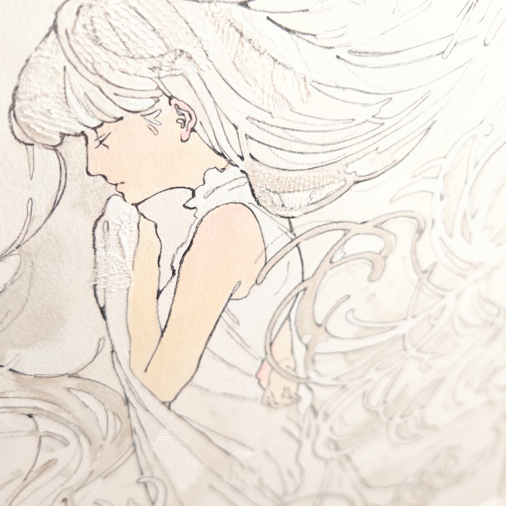 【原画】白の曲線美