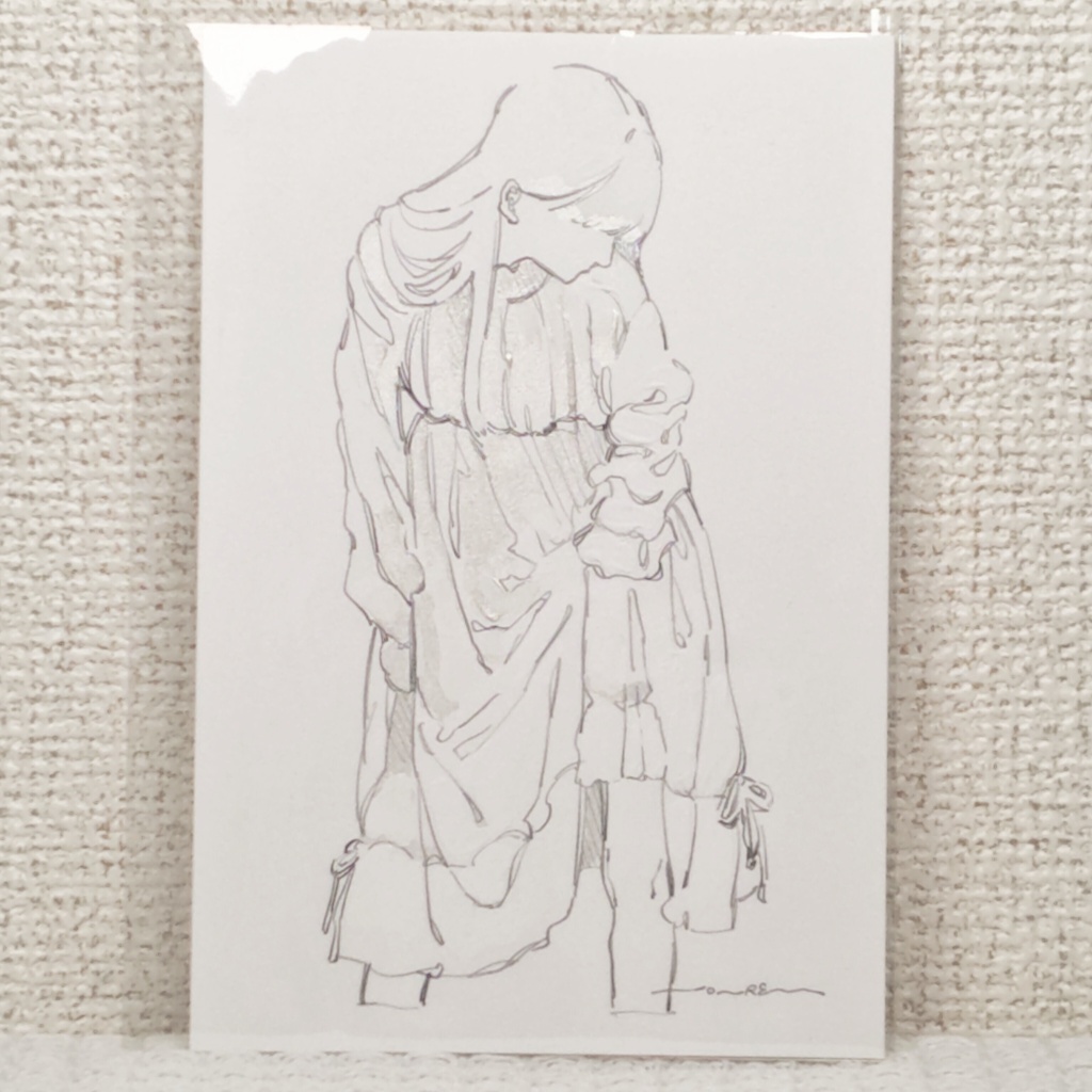 【ドローイング】鉛,白,銀