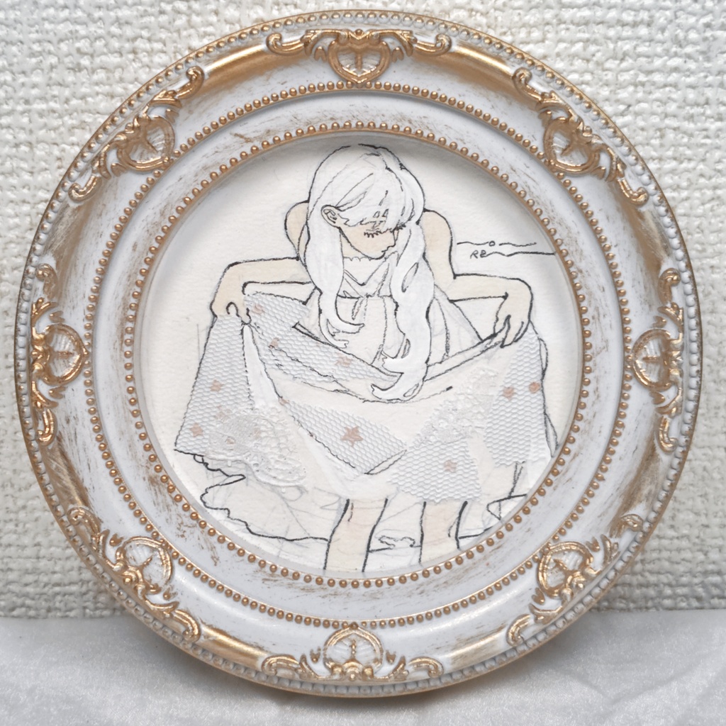 【ミニ原画】夏の星、スカート。