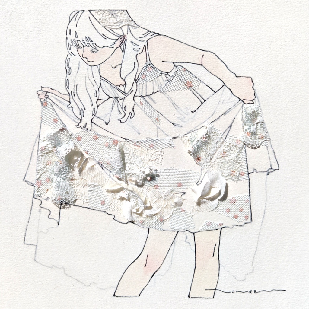 【原画】夏のワンピース