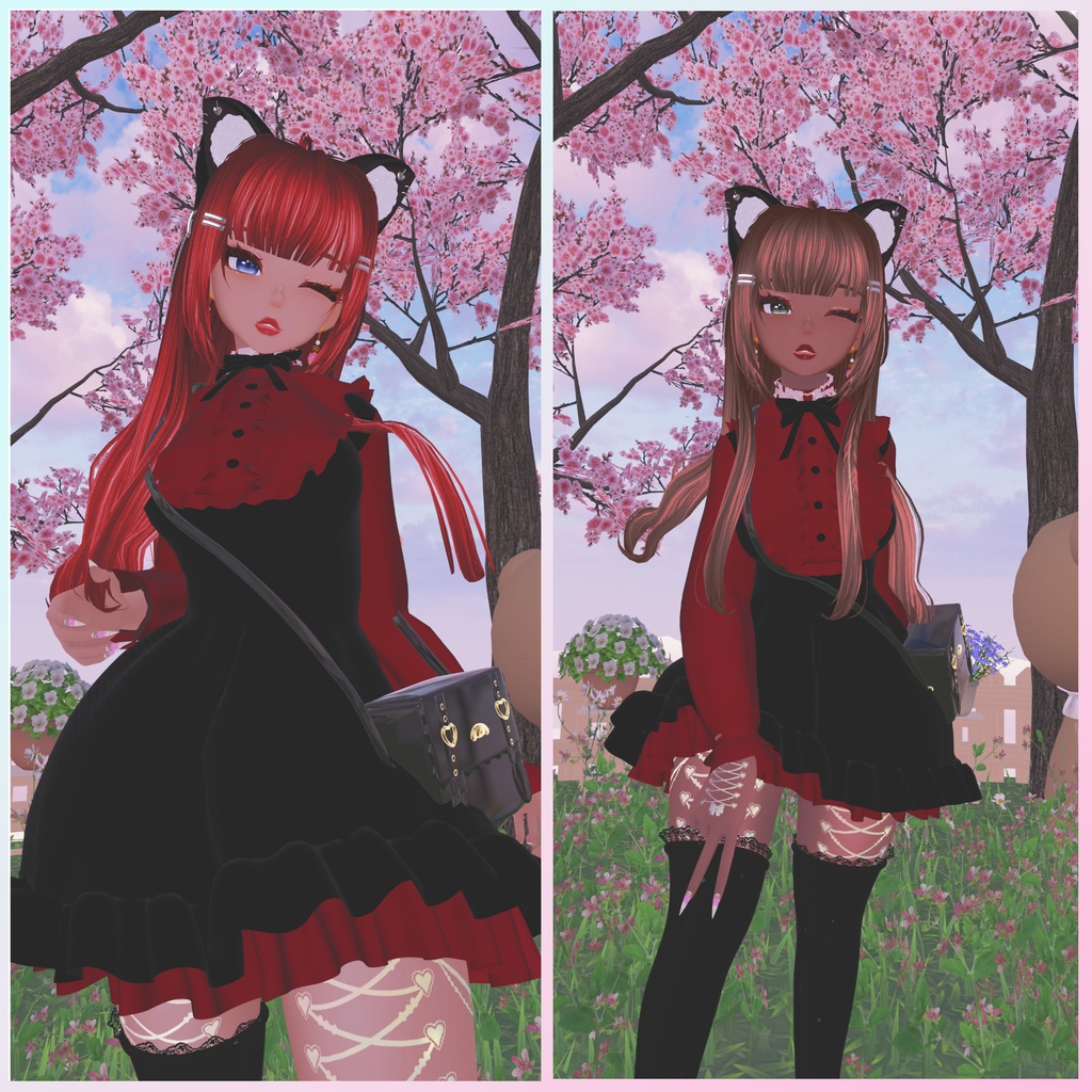 オリジナル 3Dモデル ♡ DOLCE ♡ VRChatアバター (PC + クエスト)