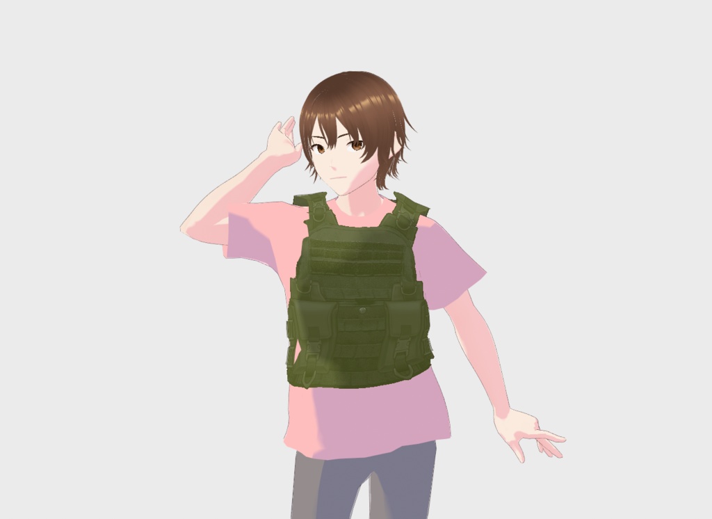 VRoid Military Plate Carrier/Vest 軍用プレートキャリア/ベスト