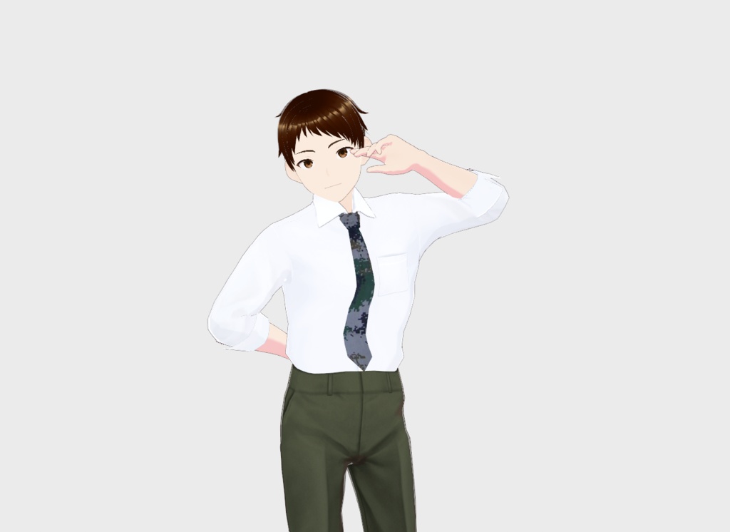 Type 07 Camouflage Suit Ties ネクタイ