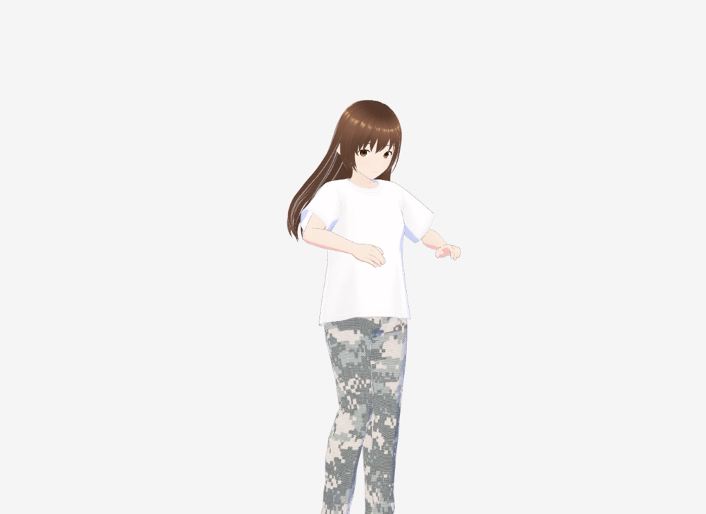 VRoid Camo Cargo Pants (Digital Camos) 迷彩カーゴパンツ
