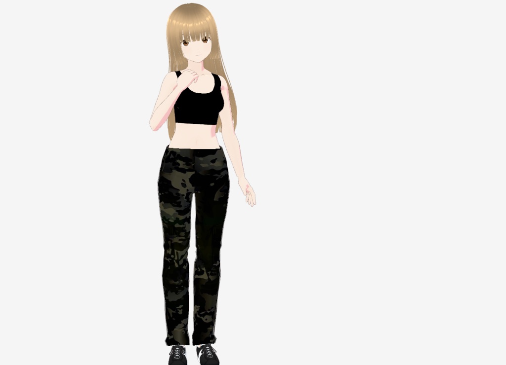 VRoid Camo Cargo Pants (Multicam) 迷彩カーゴパンツ