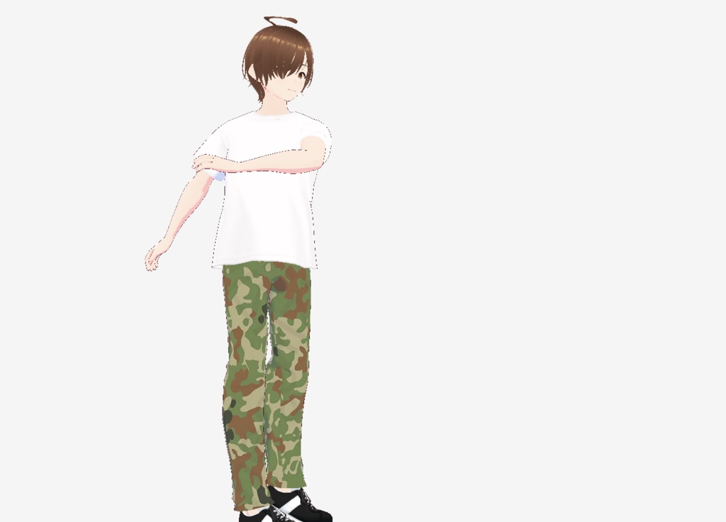 VRoid Camo Cargo Pants (Japanese Camo) 迷彩柄カーゴパンツ
