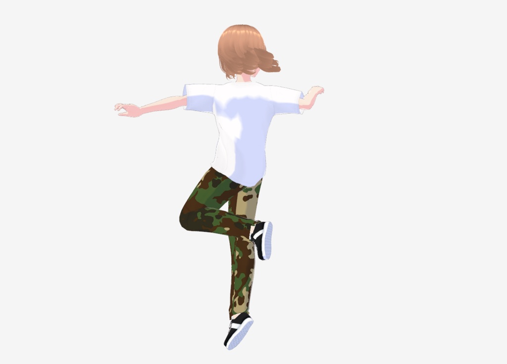 VRoid Camo Cargo Pants (Japanese Camo) 迷彩柄カーゴパンツ