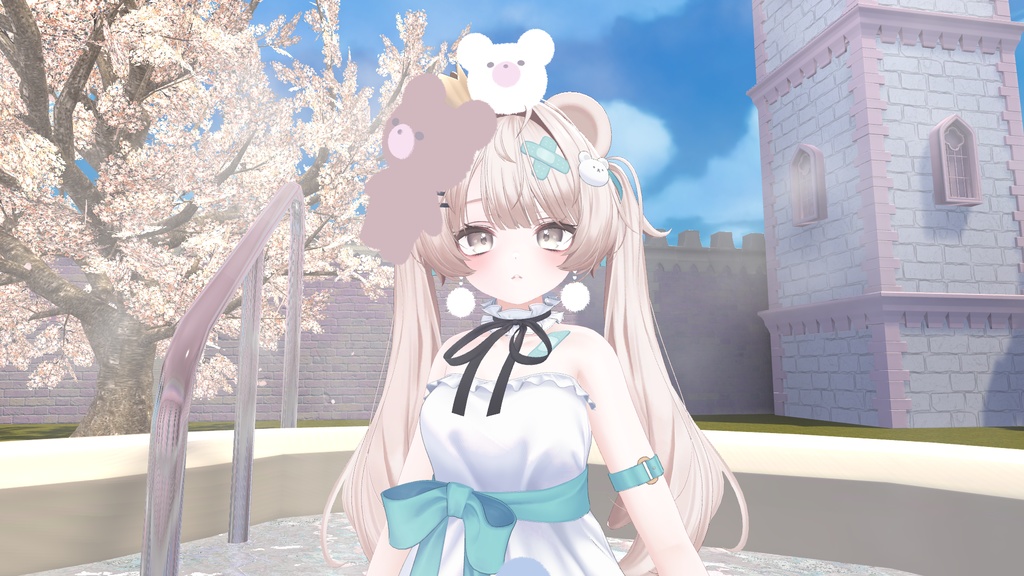 【無料版あり】揺れる「とろふわ」クマのぬいぐるみ4Set 【VRChat】