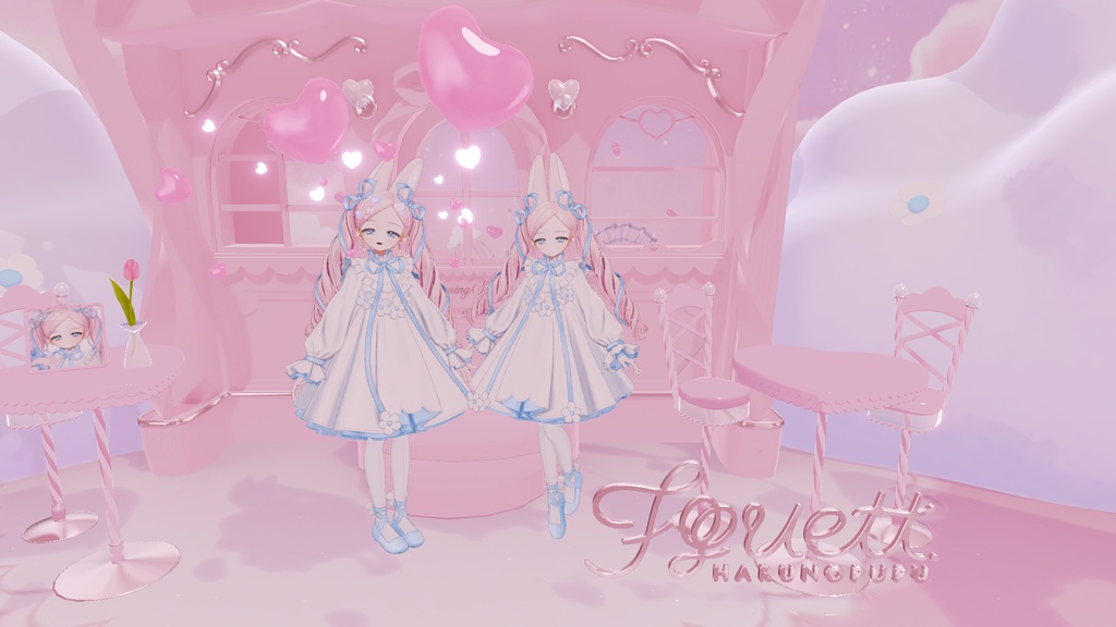 【Fyuett追加】ぷるんと半透明♡Yumekawa Nail & Face Gem|4モデル+汎用版あり|MA対応【VRChat】