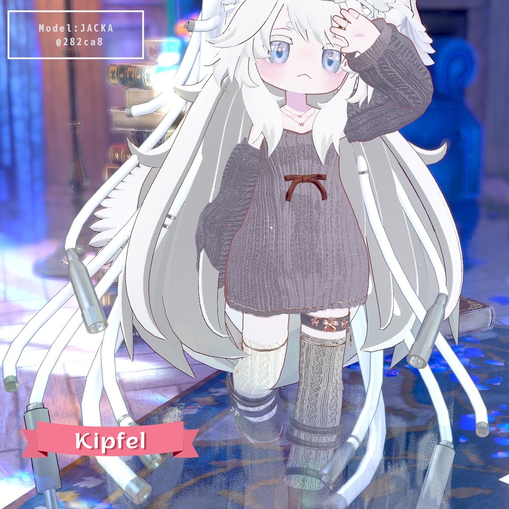 【期間限定/ピアス無料】🌸 SAKURA × Knit 🌸 衣装+ Accessory / 13Colors / MA対応【VRChat】