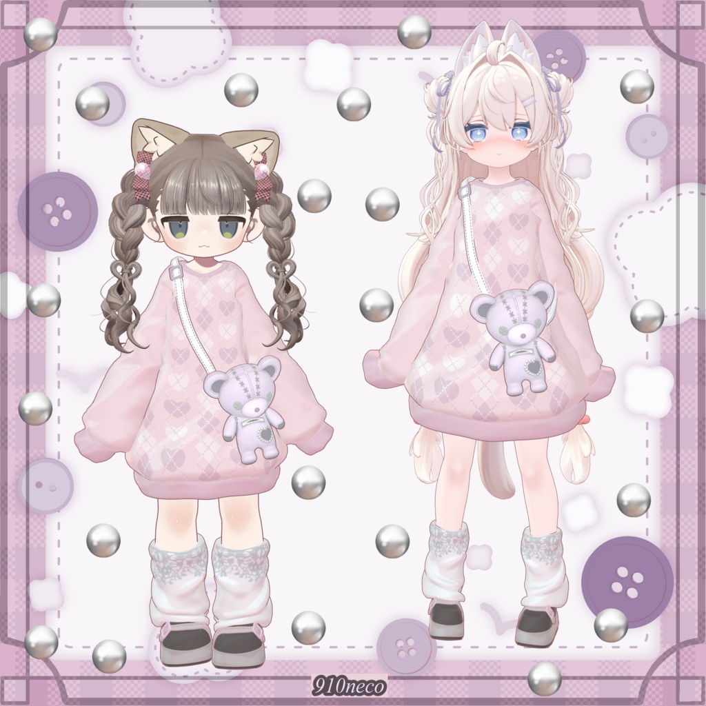 【50%OFF】発売記念SALE♥ まいごぐま | Bear Bag Outfit 🐻♥ Kipfel / Powari