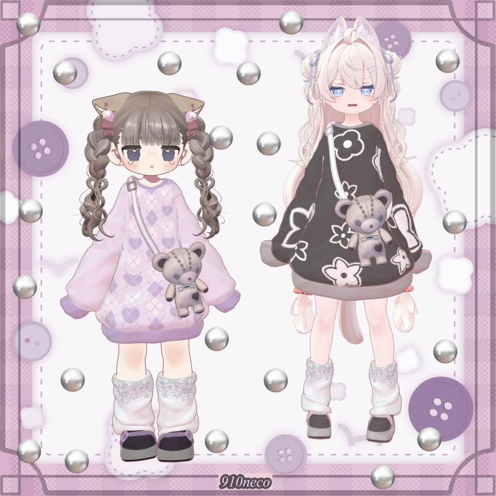 【50%OFF】発売記念SALE♥ まいごぐま | Bear Bag Outfit 🐻♥ Kipfel / Powari