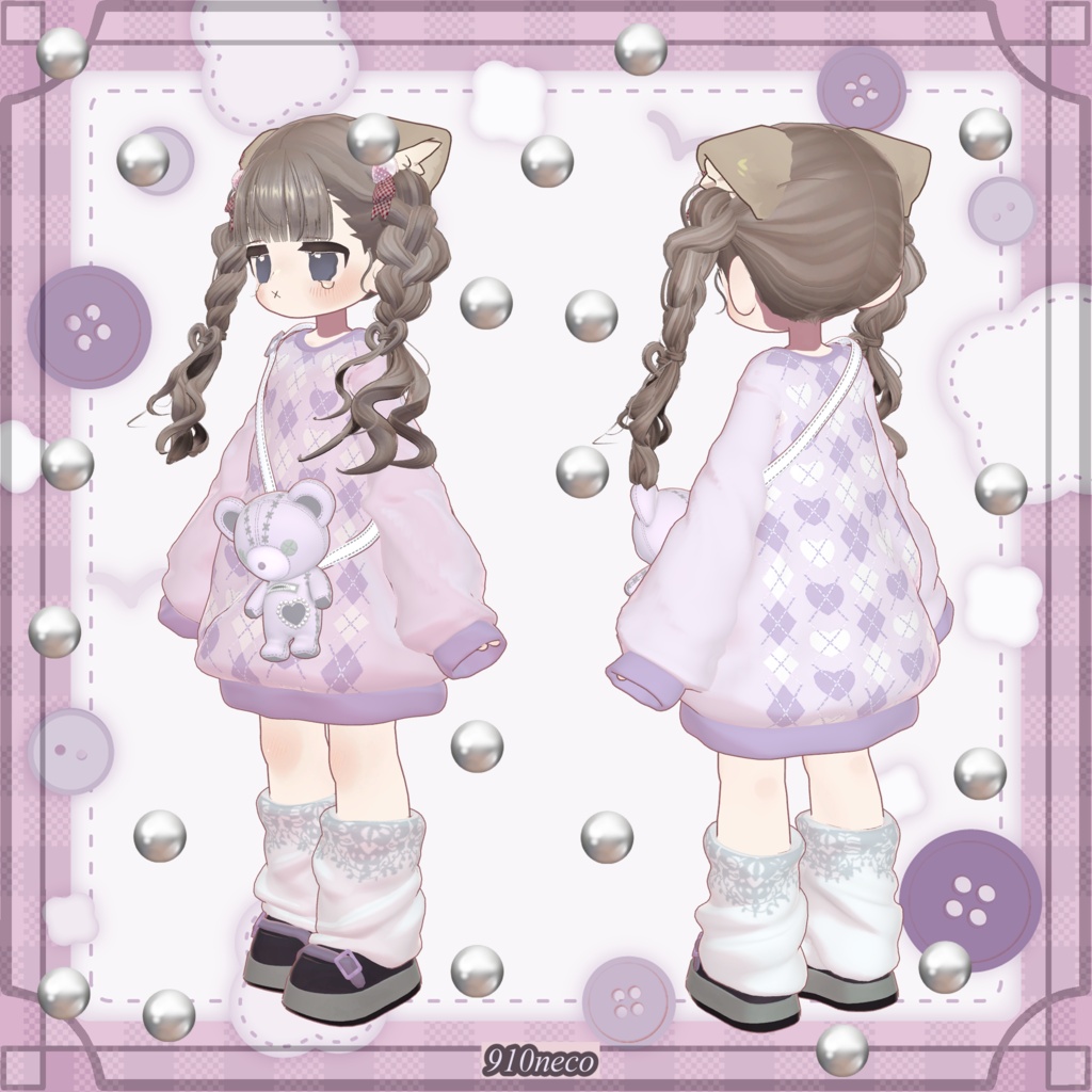 【50%OFF】発売記念SALE♥ まいごぐま | Bear Bag Outfit 🐻♥ Kipfel / Powari