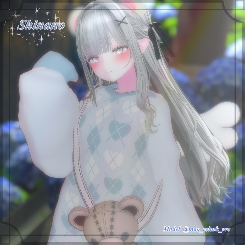【4アバター追加✨】カラバリ6色+くま7色🐻 くたっと揺れる♥まいごぐま | Bear Bag Outfit 🐻♥ 8アバター対応✨