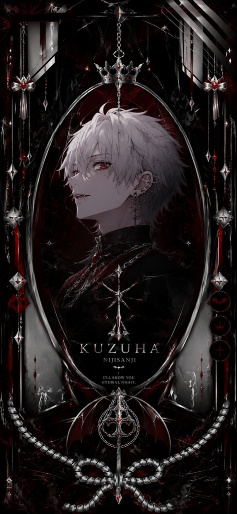 【非公式】葛葉 Gothic Crimson 概念壁紙セット