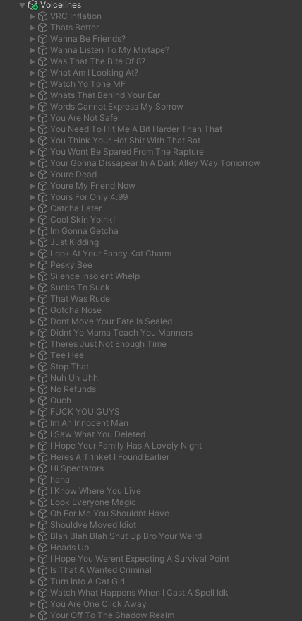 The Roblander Voicelines