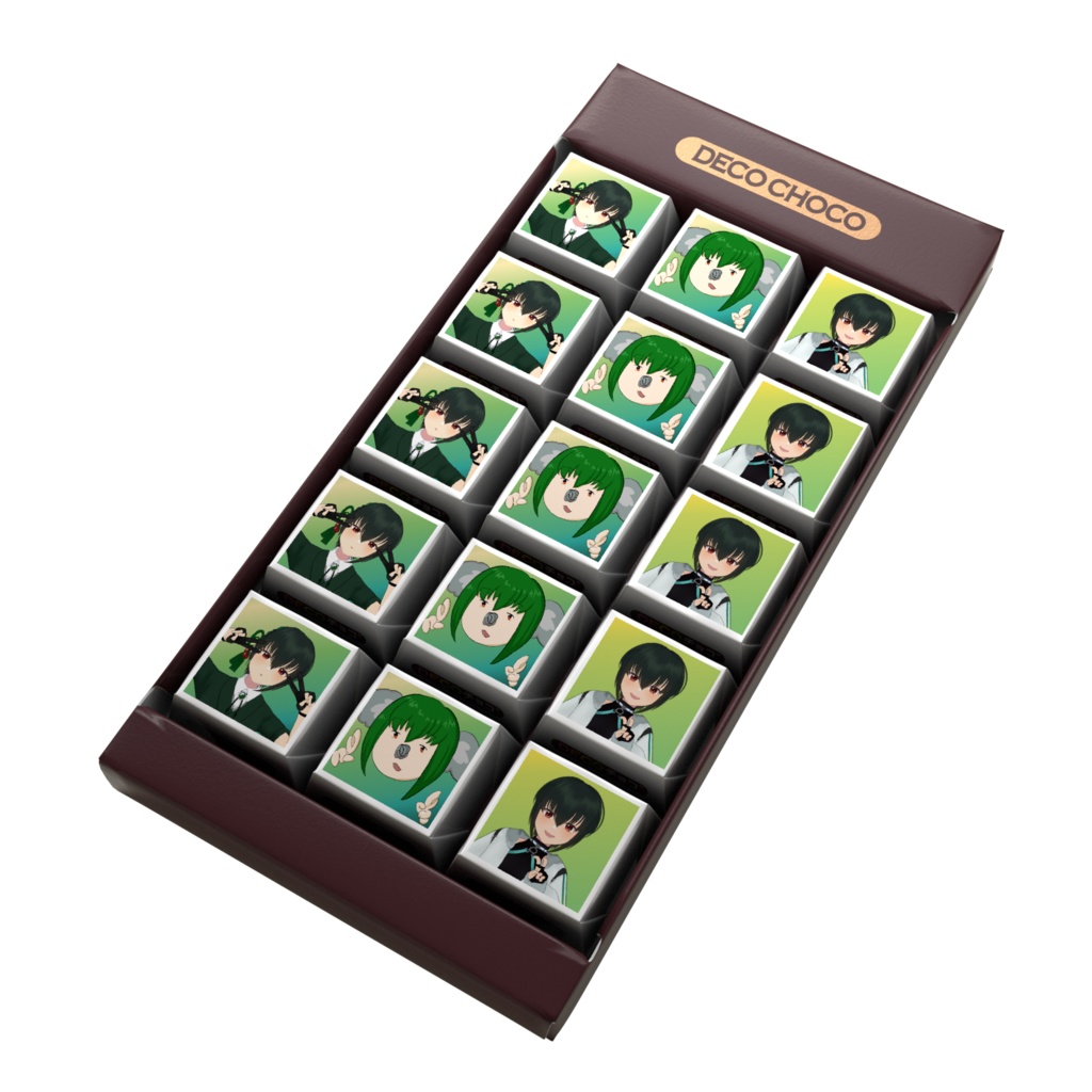 のだむつDECOチョコ 15個