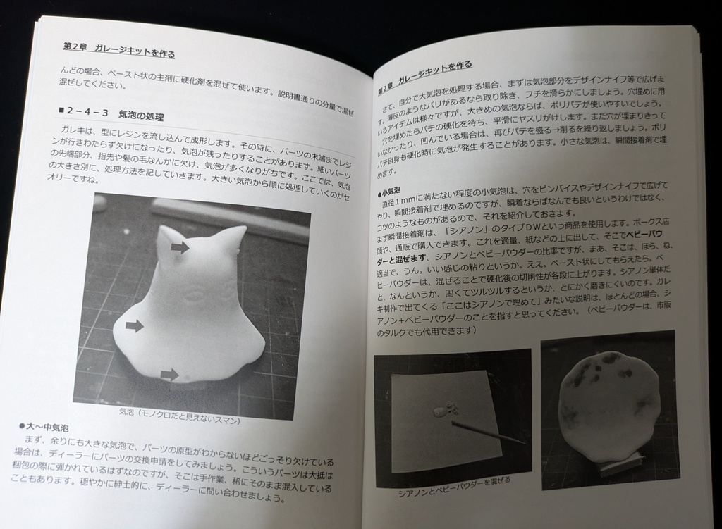 ネコでもわかる ガレージキット 基本のキ