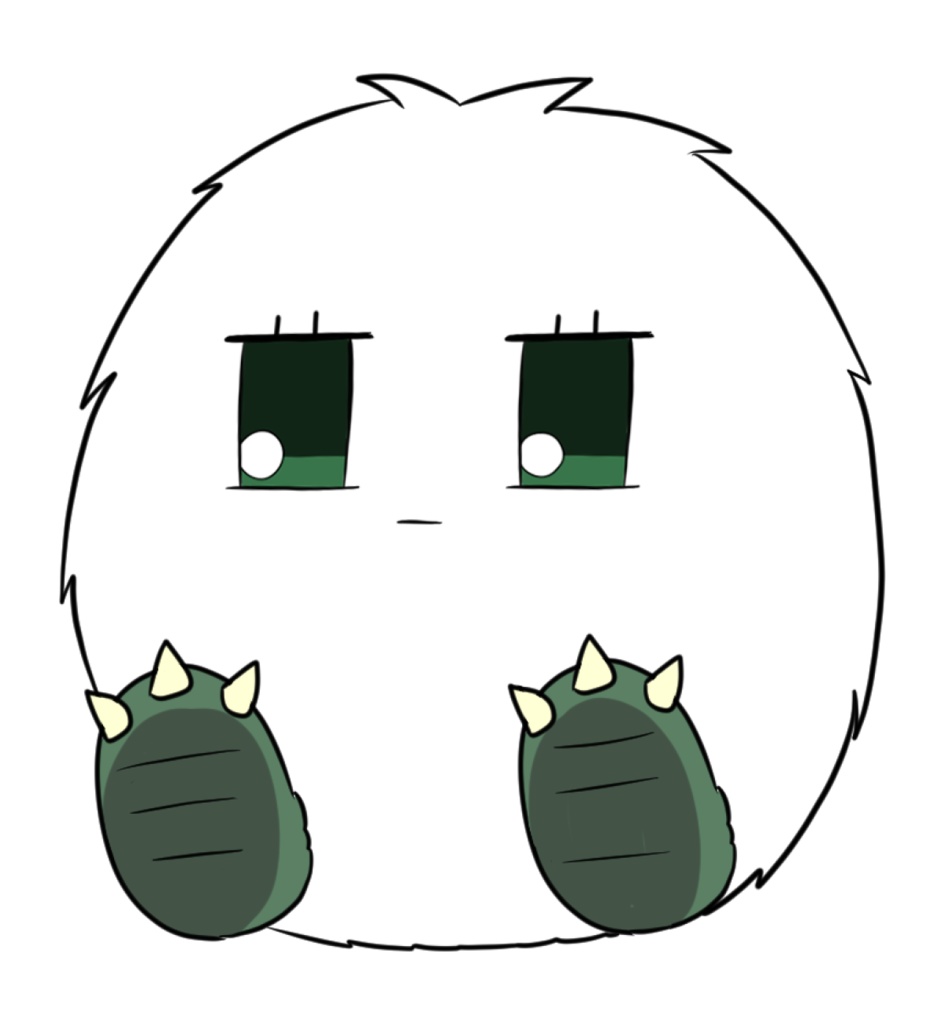 まっちろのもふもふ アクリルキーホルダー