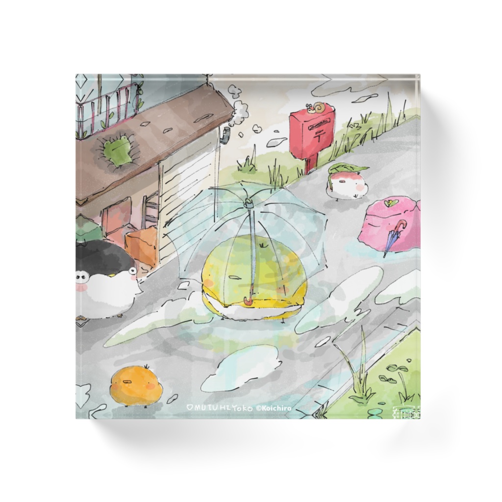 雨上がりの中で