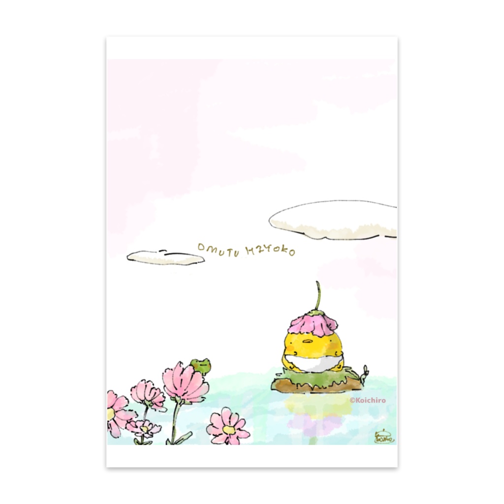 お花の帽子