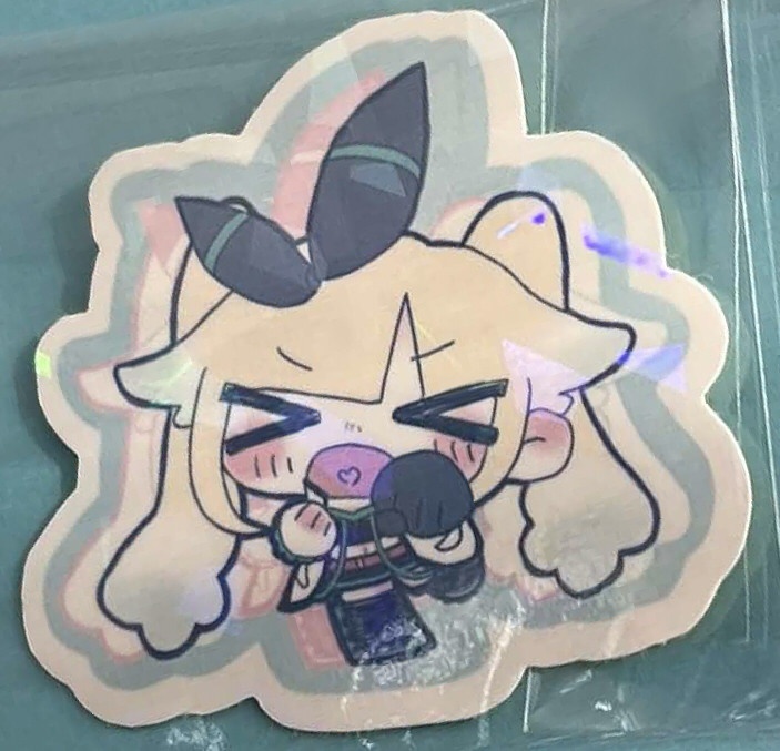 【スマホステッカー】クヨクヨすんなパンチ！