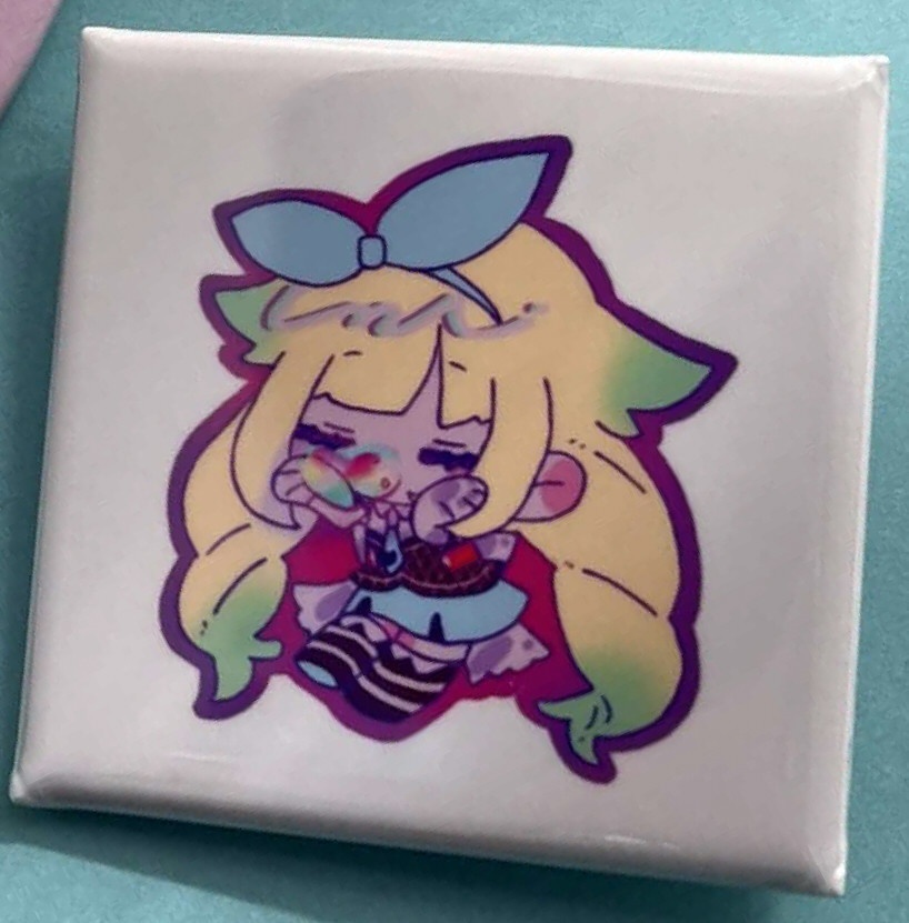 【缶バッジ】しかく