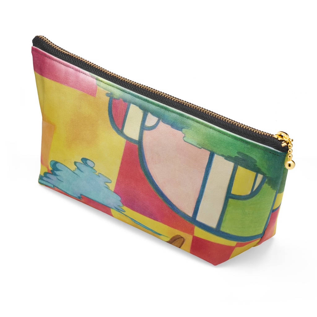 ポーチ 市松模様