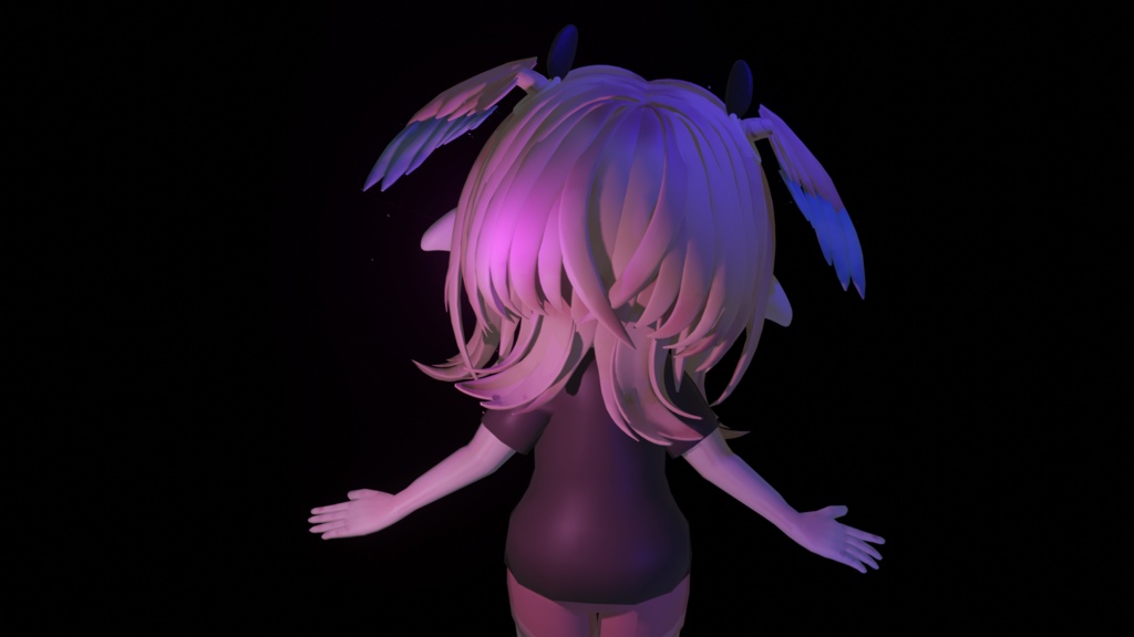 3D Character/ Chibi Linnea fully rigged